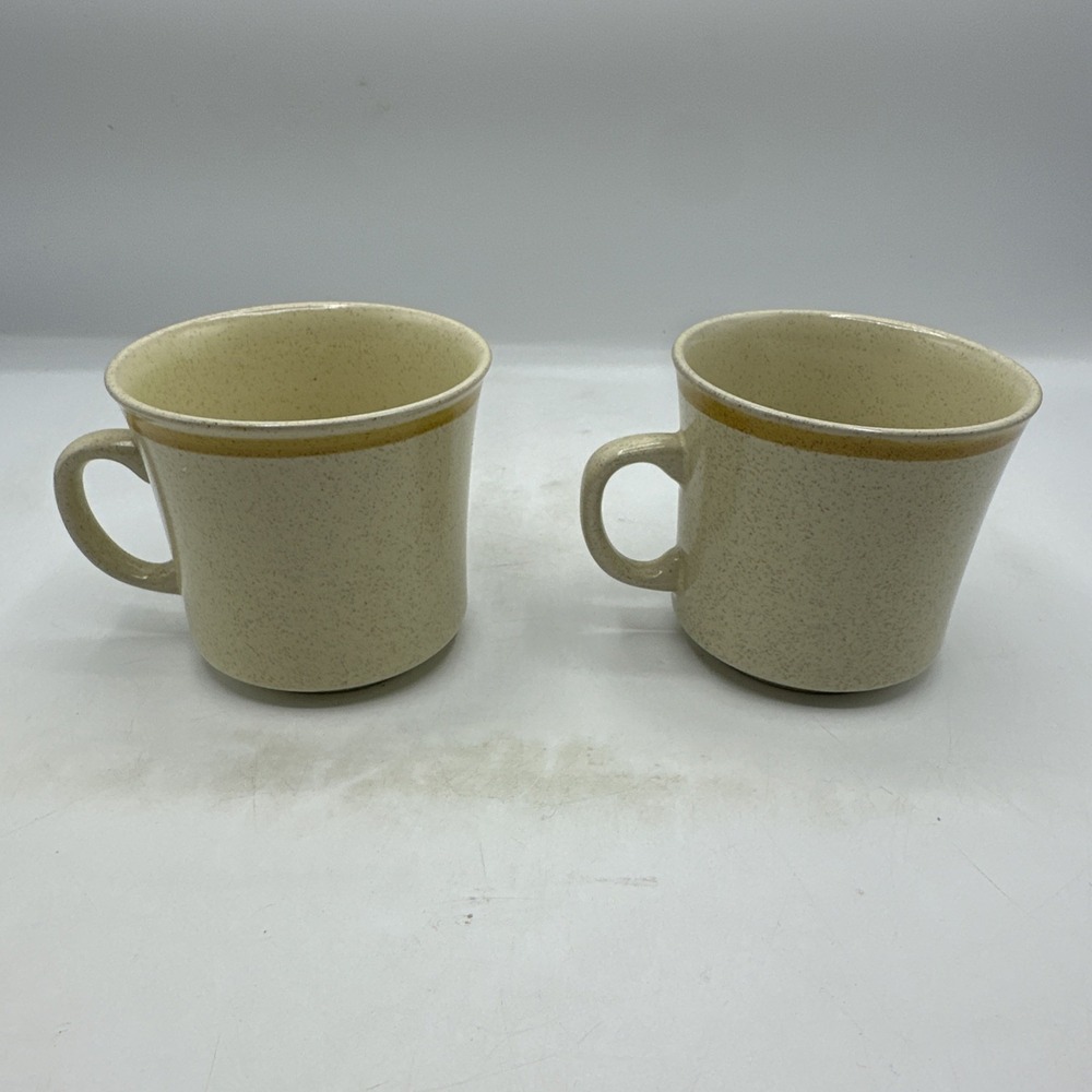 Hearthside‎ Stoneware Garden Festival Mugs.  Set Of 2